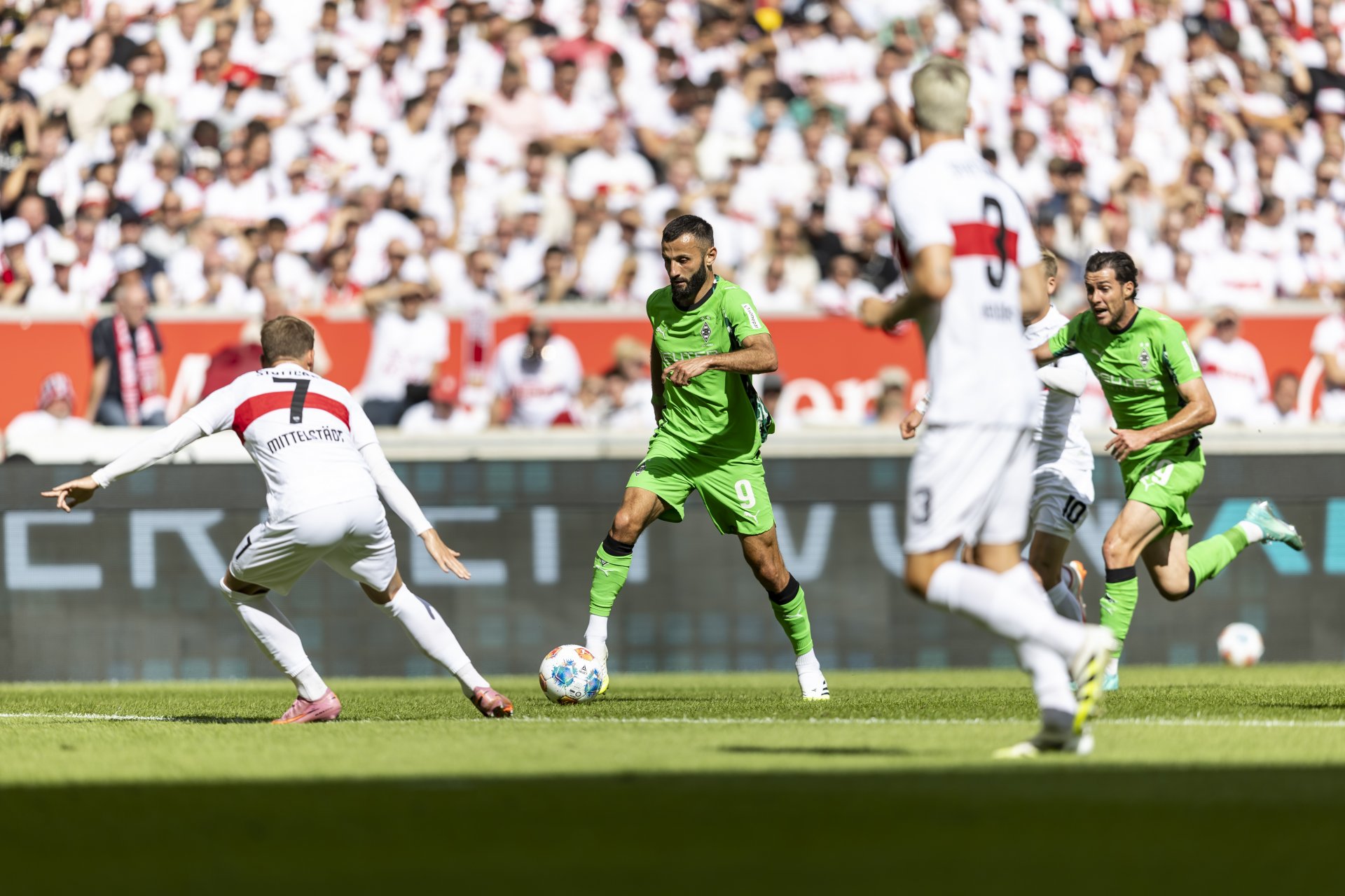 aufstellungen: teilnehmer: vfb stuttgart gegen borussia mönchengladbach